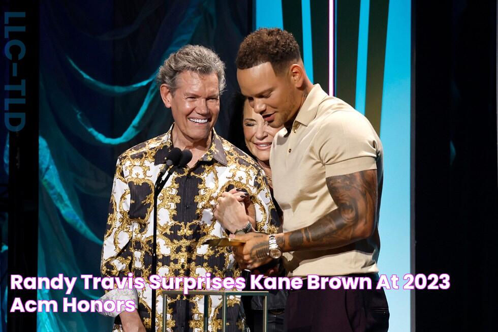 Randy Travis Surprises Kane Brown at 2023 ACM Honors