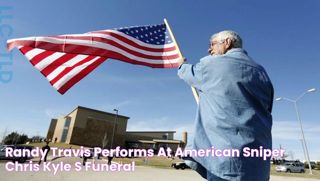 Randy Travis performs at 'American Sniper' Chris Kyle's funeral