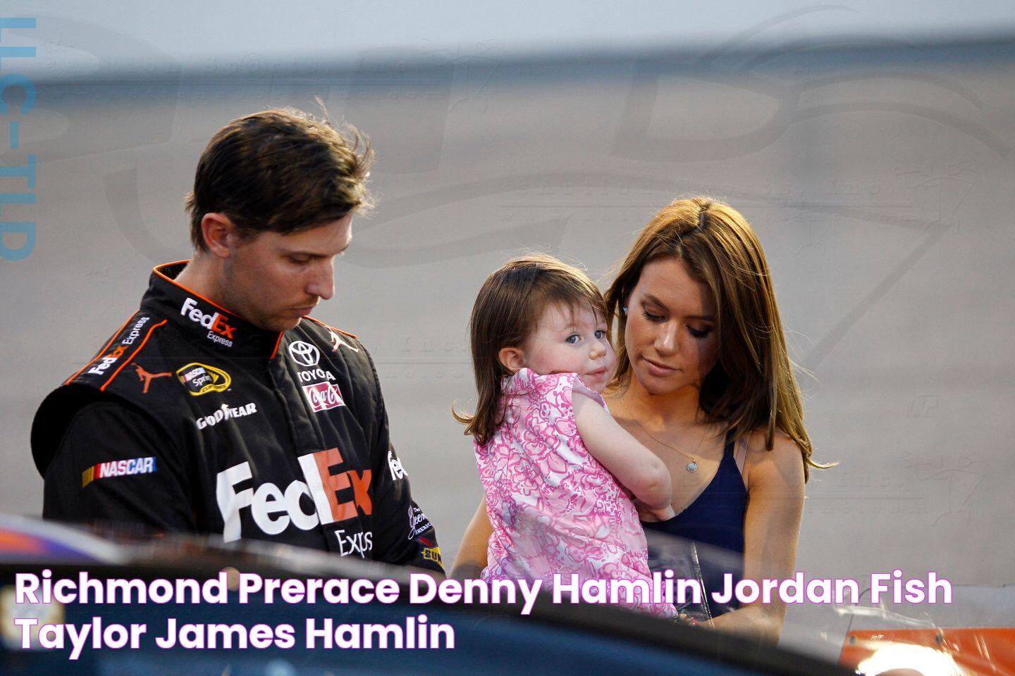 Richmond prerace; Denny Hamlin, Jordan Fish, & Taylor James Hamlin