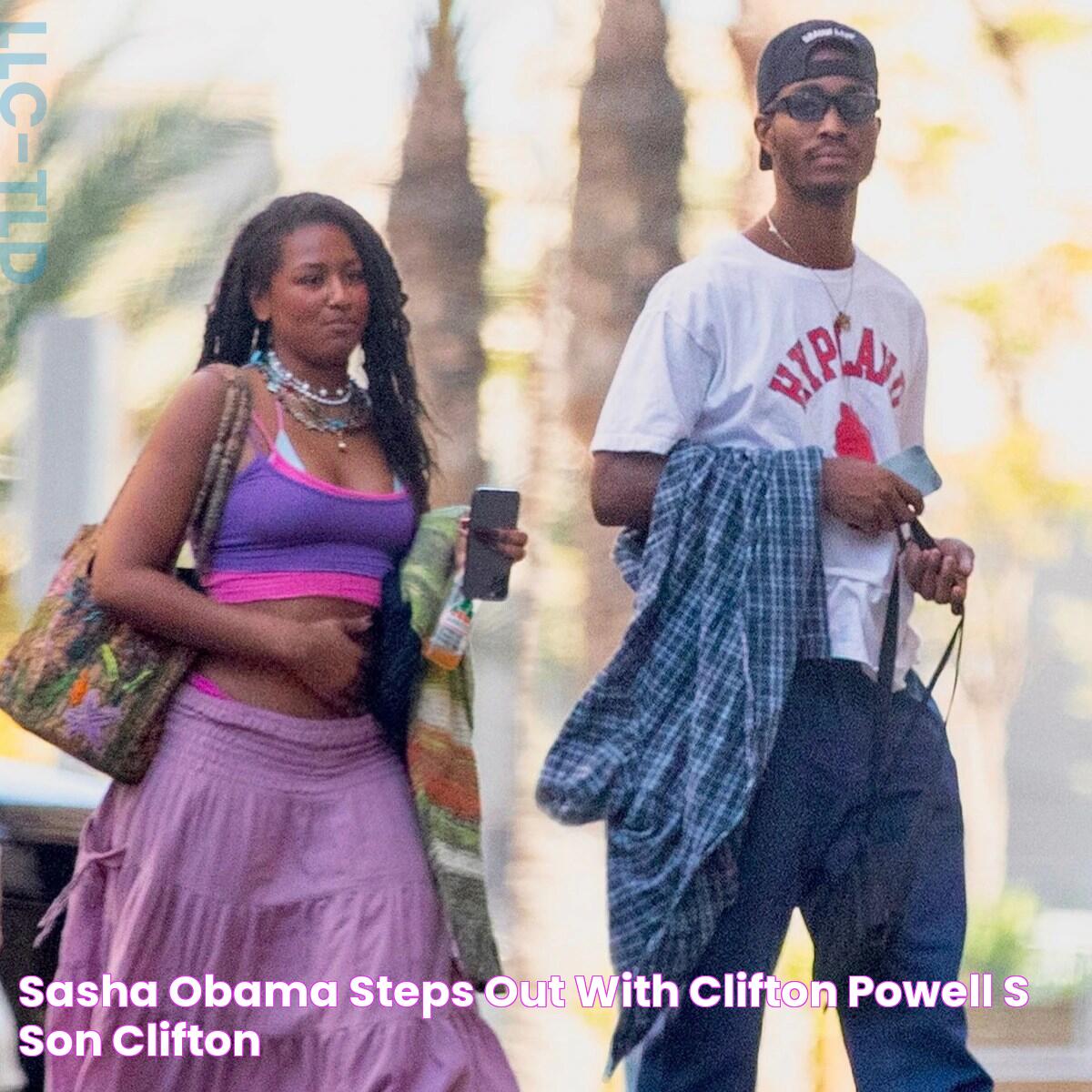 Sasha Obama Steps Out With Clifton Powell's Son Clifton