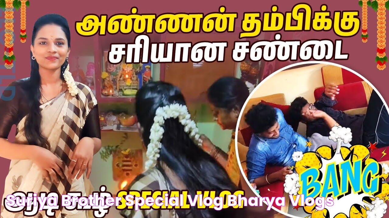 Suriya & Brother சேட்டைகள் ஆடி வெள்ளி Special Vlog 💥🎉 Bharya Vlogs