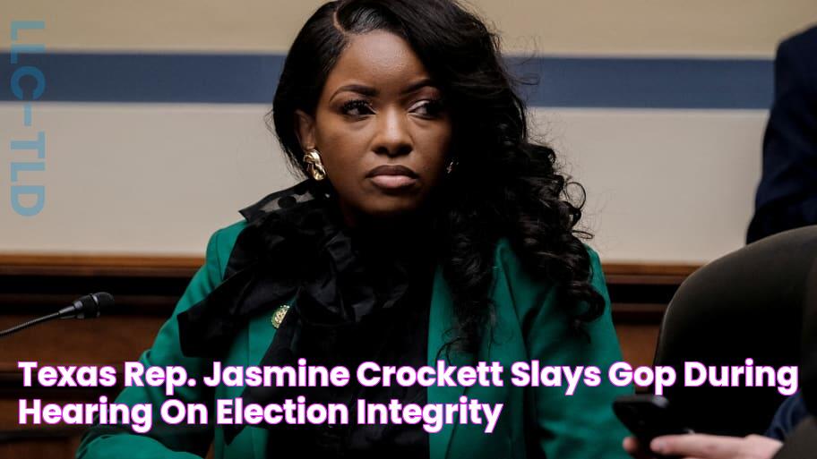 Texas Rep. Jasmine Crockett Slays GOP During Hearing on Election Integrity