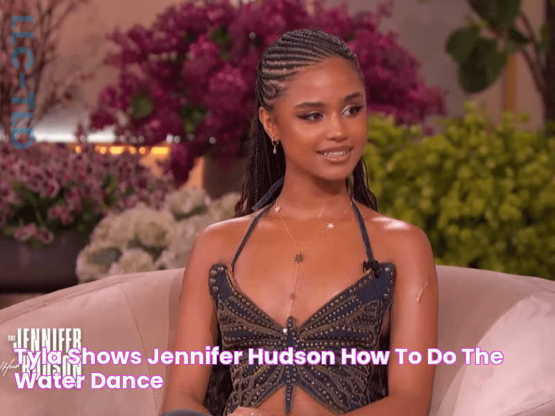 Tyla shows Jennifer Hudson how to do the 'Water' dance