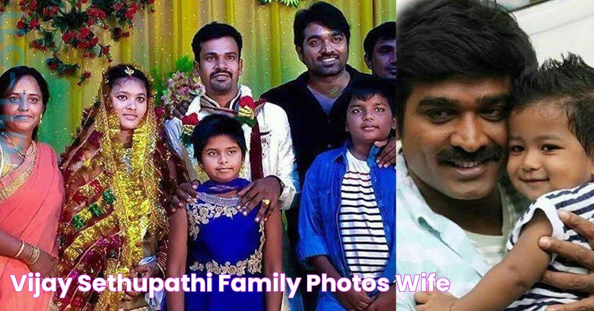 Vijay Sethupathi Family Photos Wife