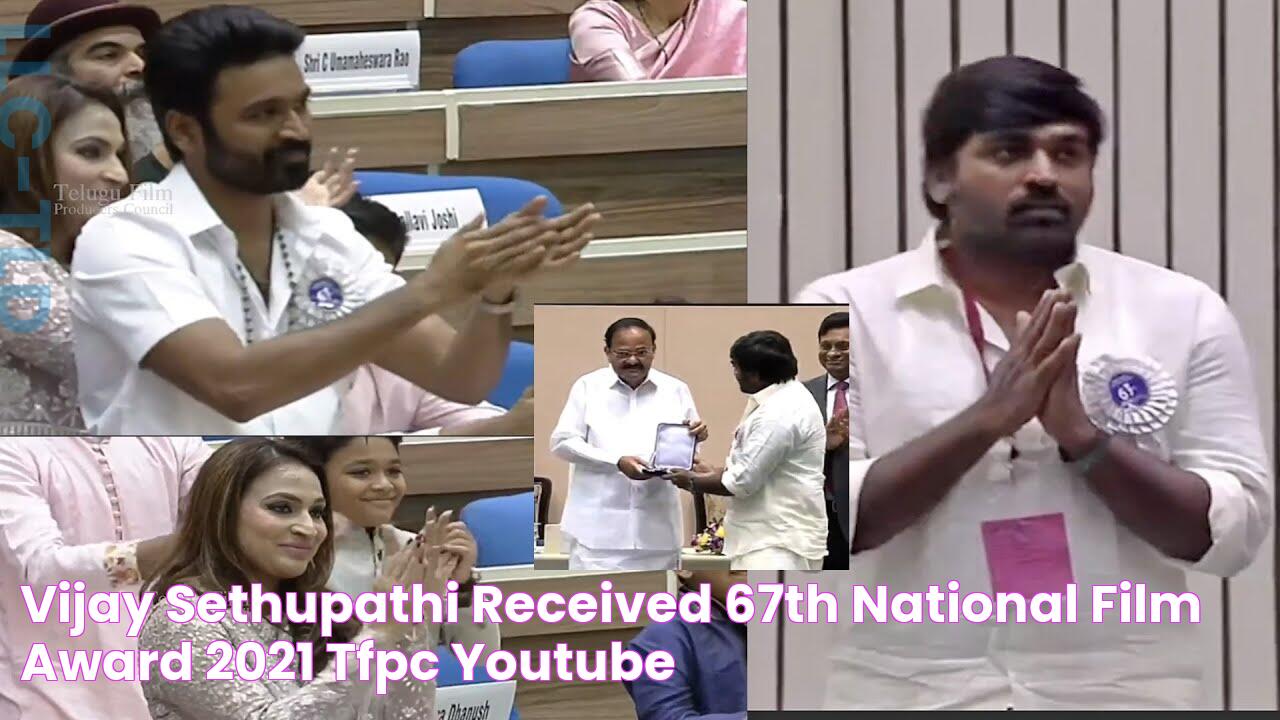 Vijay Sethupathi Received 67th National Film Award 2021 TFPC YouTube