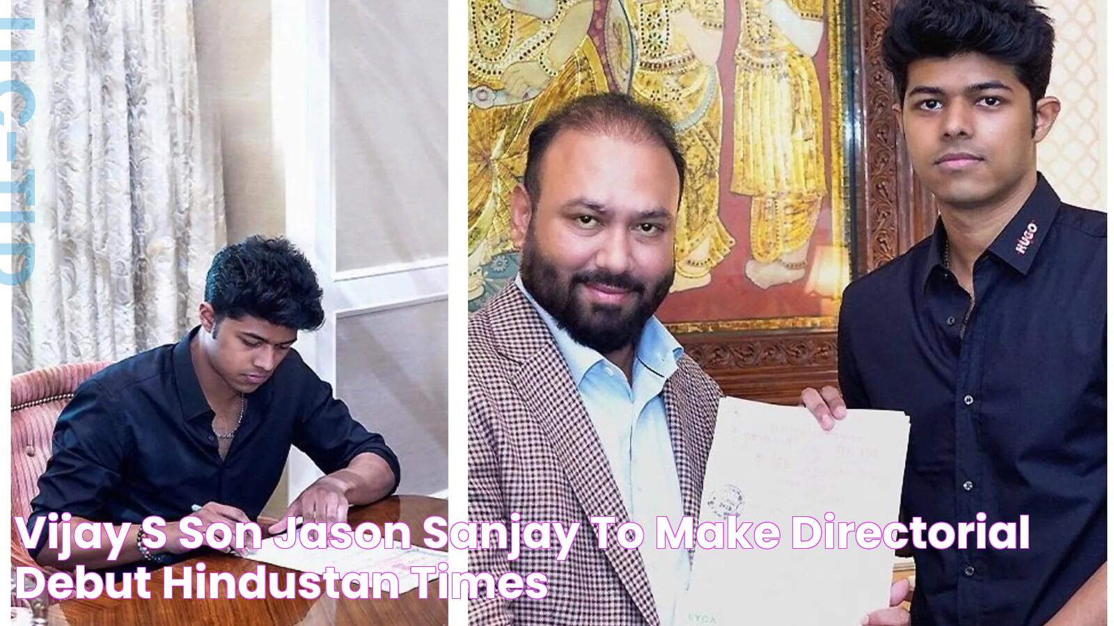 Vijay's son Jason Sanjay to make directorial debut Hindustan Times